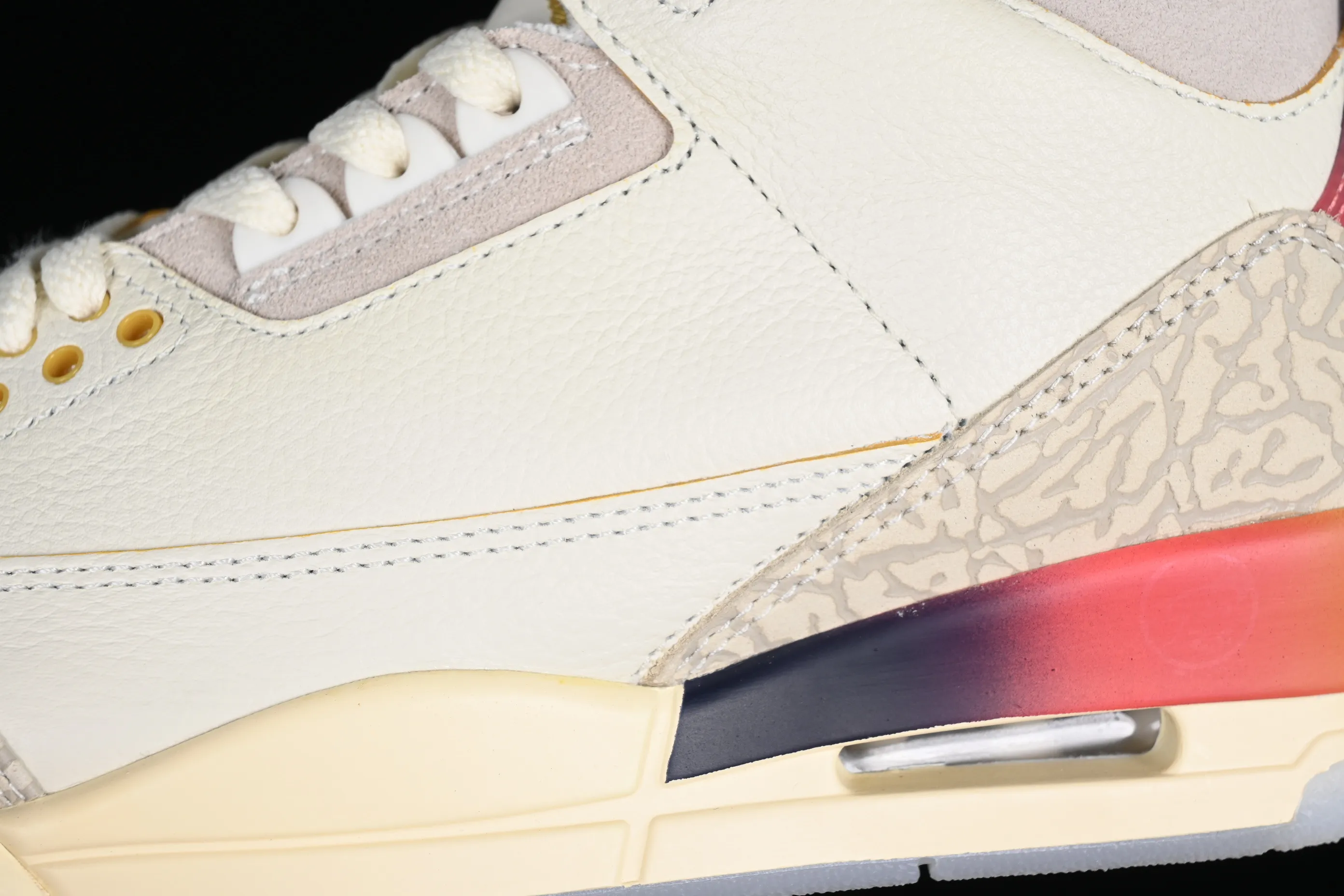 All categories Air Jordan Jordan series basketball shoes Air Jordan 3 OG version J.Balvin x Air Jordan 3 Retro AJ3 Joe 3 rainbow gradient FN0344-901
